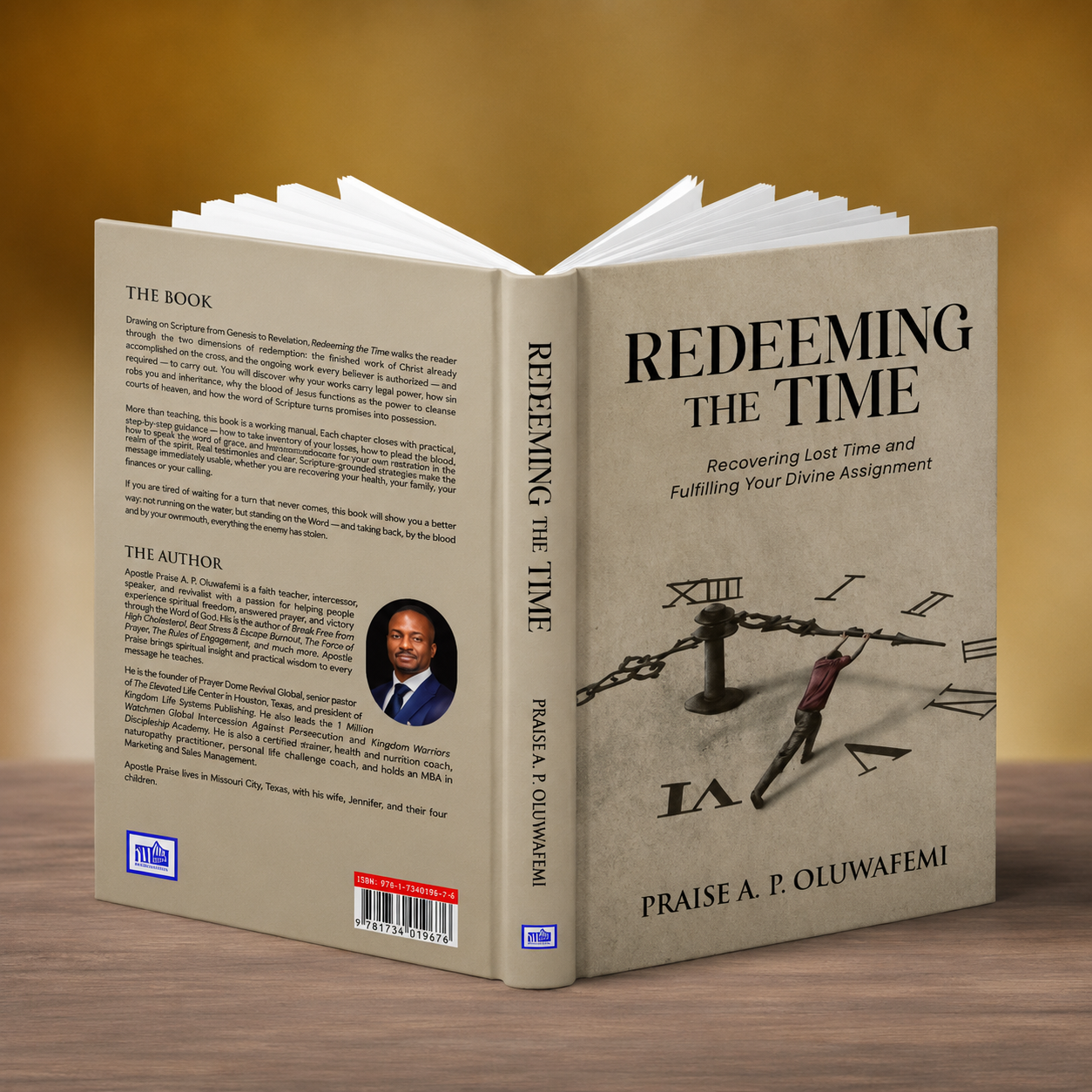 Open spread · Author page